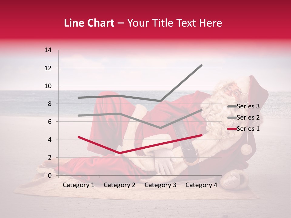 Santa Sky Man PowerPoint Template