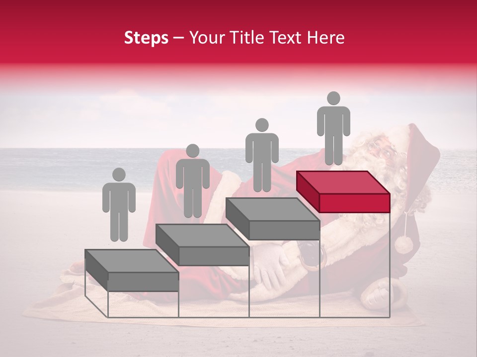 Santa Sky Man PowerPoint Template