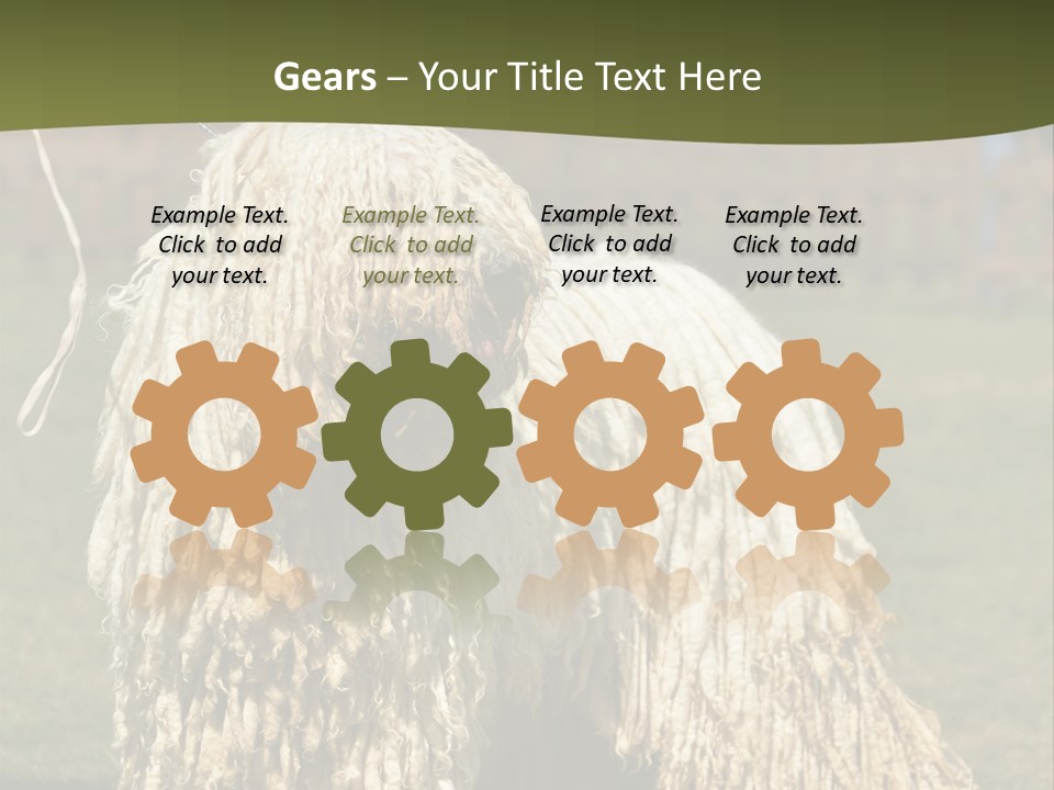 Charming Full Length Curly PowerPoint Template