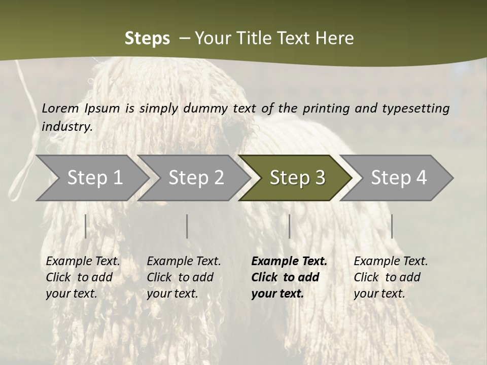 Charming Full Length Curly PowerPoint Template