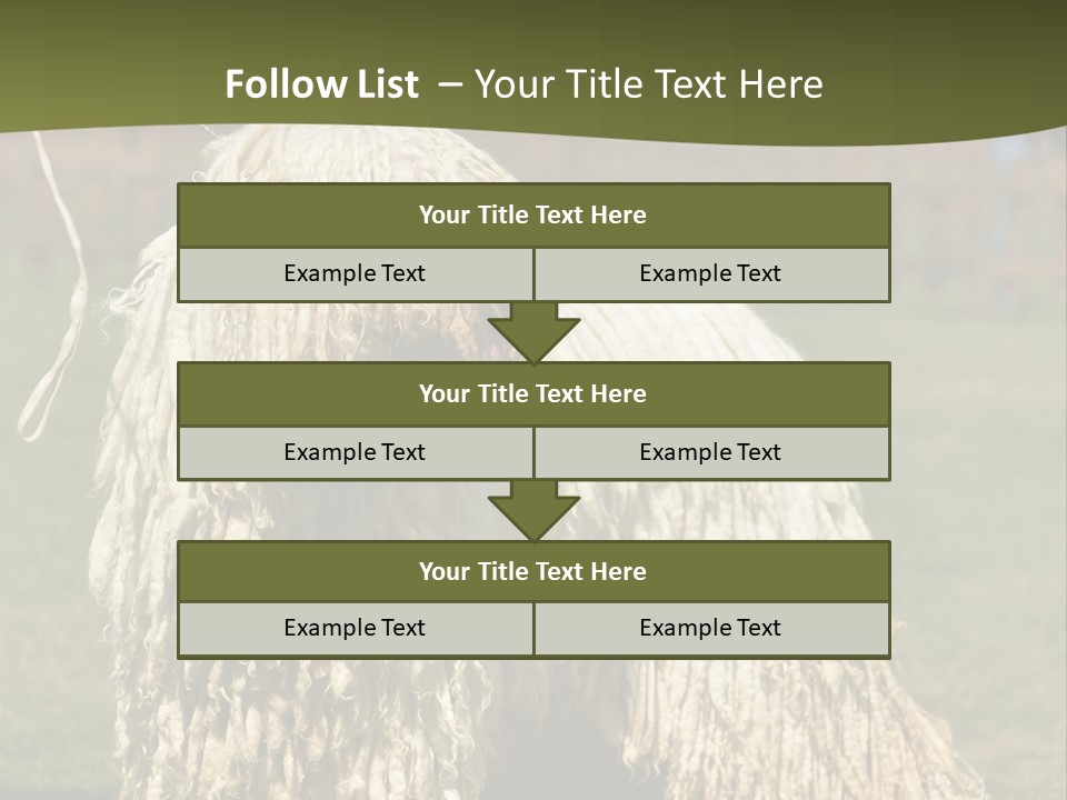 Charming Full Length Curly PowerPoint Template