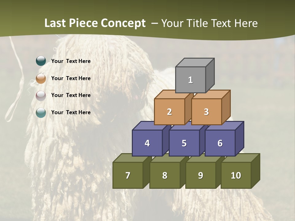 Charming Full Length Curly PowerPoint Template