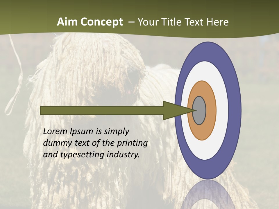 Charming Full Length Curly PowerPoint Template