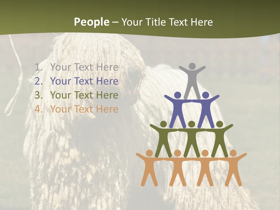 Charming Full Length Curly PowerPoint Template