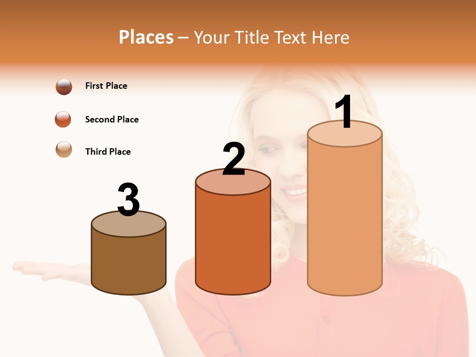 Spinner Object Pin PowerPoint Template