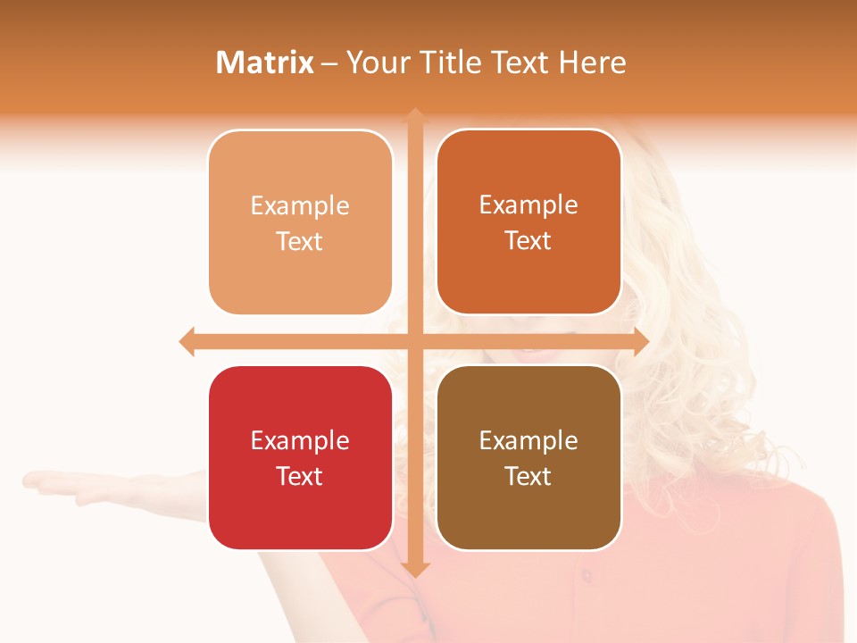 Spinner Object Pin PowerPoint Template