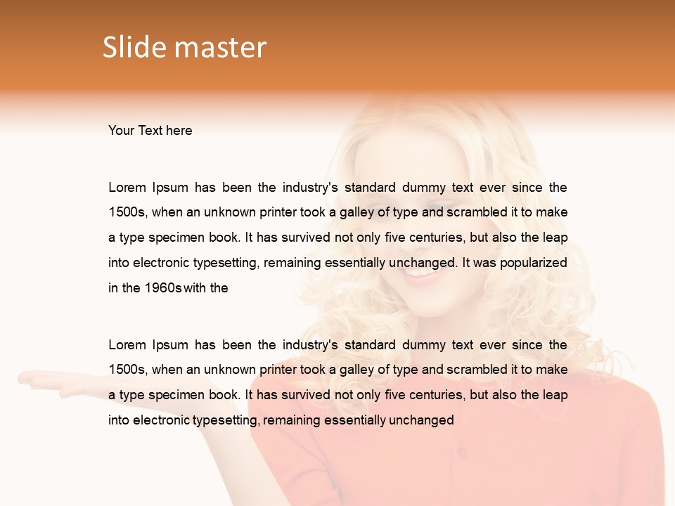 Spinner Object Pin PowerPoint Template