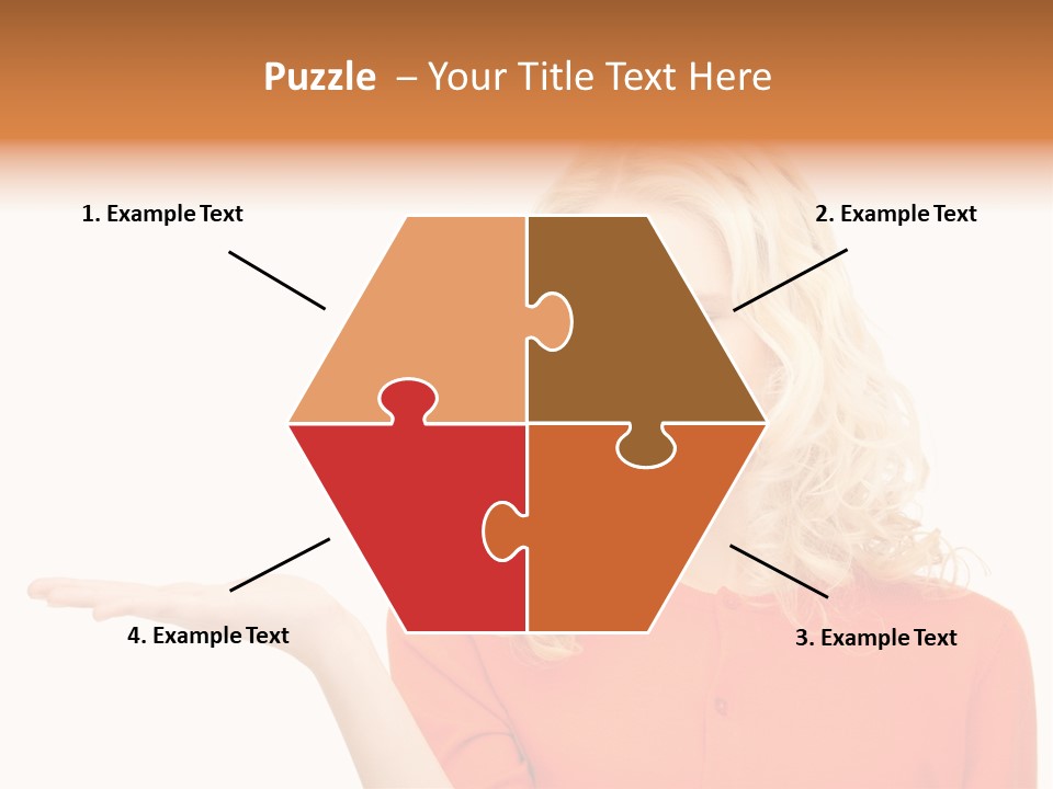 Spinner Object Pin PowerPoint Template