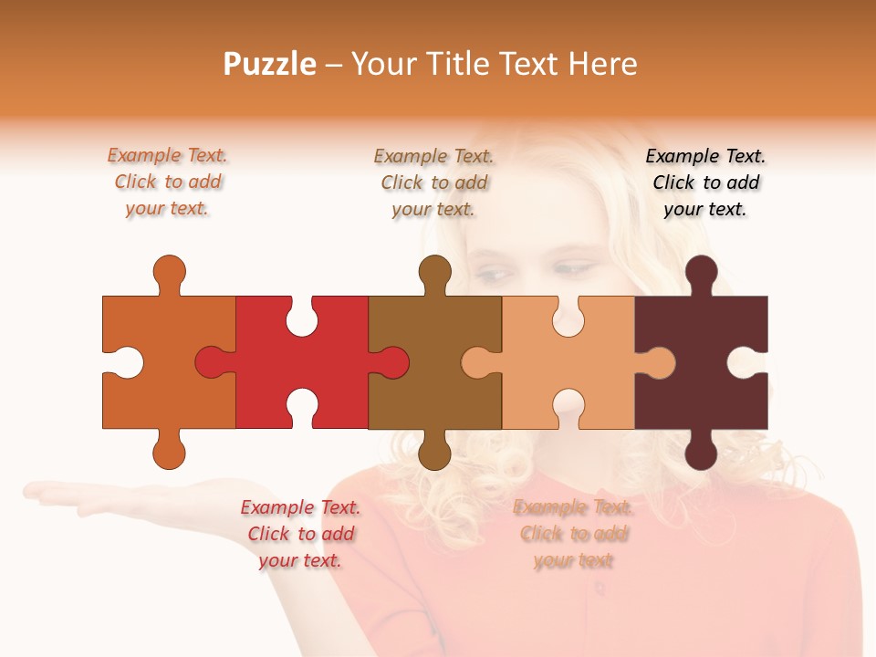 Spinner Object Pin PowerPoint Template