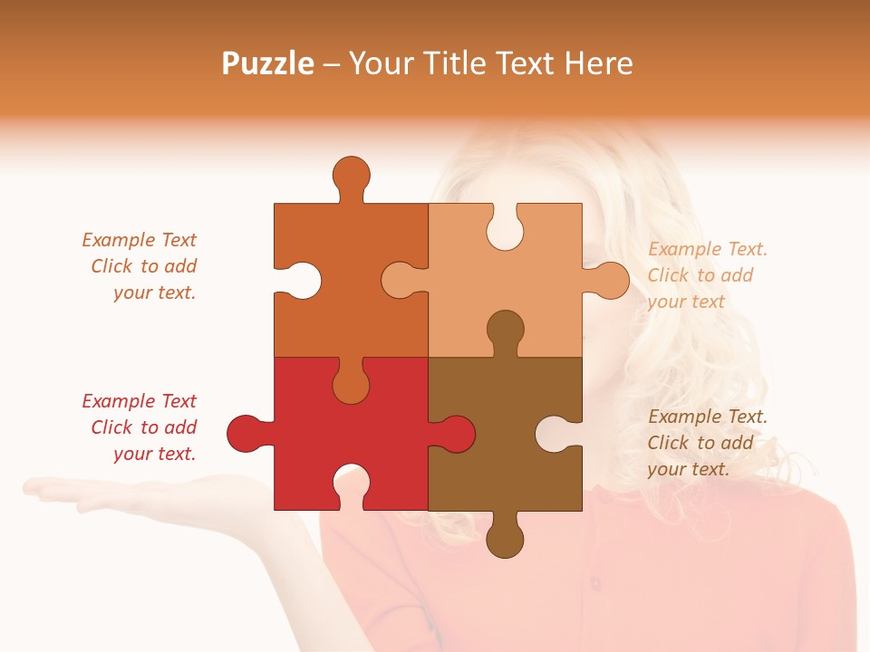 Spinner Object Pin PowerPoint Template