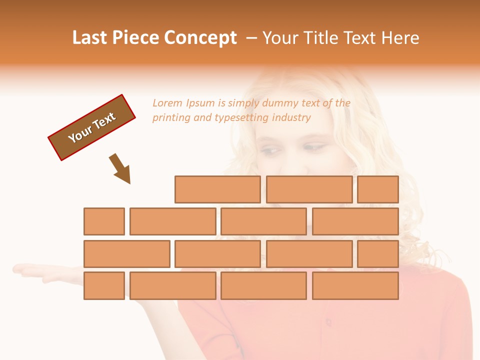 Spinner Object Pin PowerPoint Template