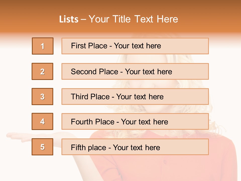 Spinner Object Pin PowerPoint Template