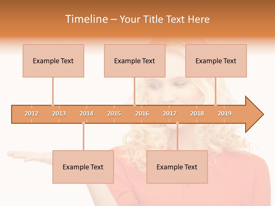 Spinner Object Pin PowerPoint Template