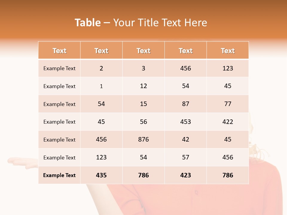 Spinner Object Pin PowerPoint Template