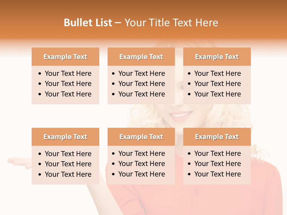 Spinner Object Pin PowerPoint Template