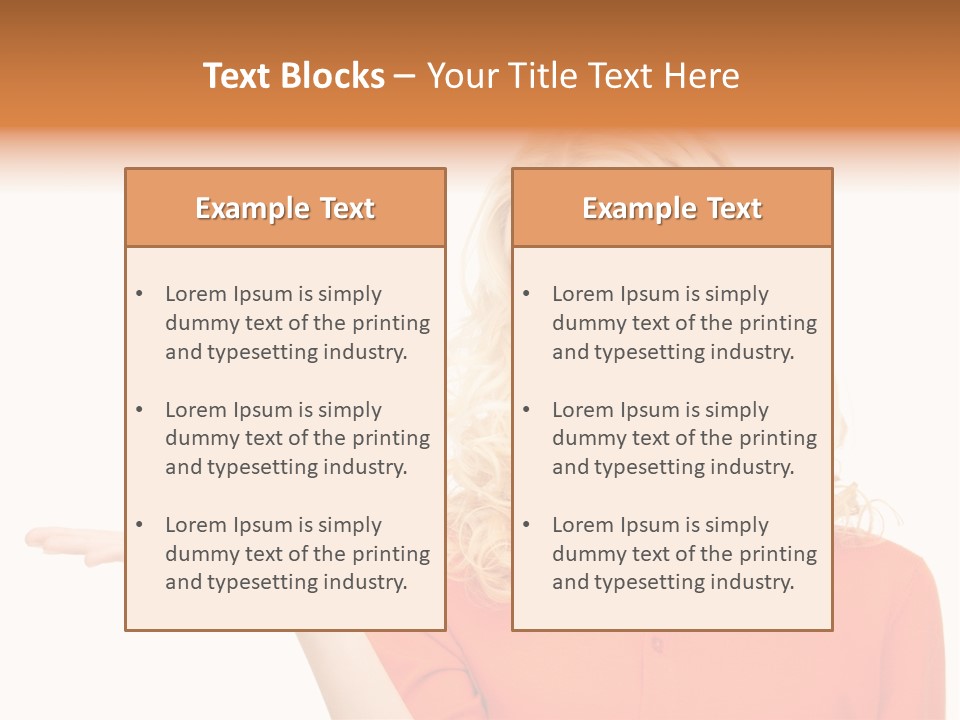 Spinner Object Pin PowerPoint Template