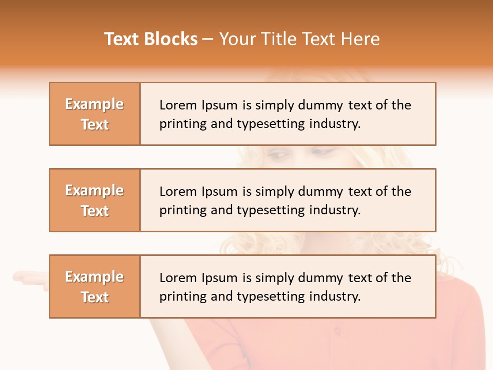 Spinner Object Pin PowerPoint Template
