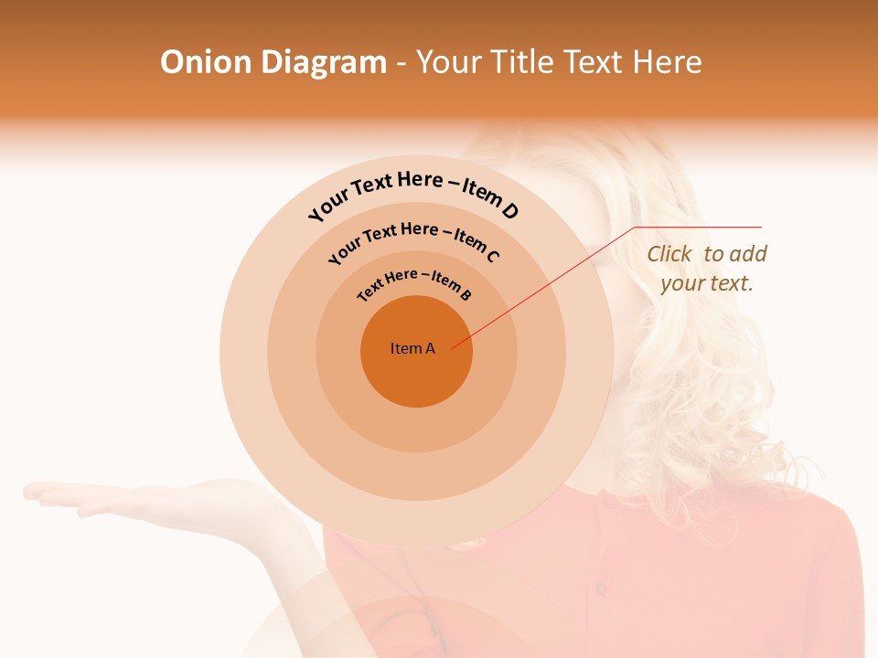 Spinner Object Pin PowerPoint Template