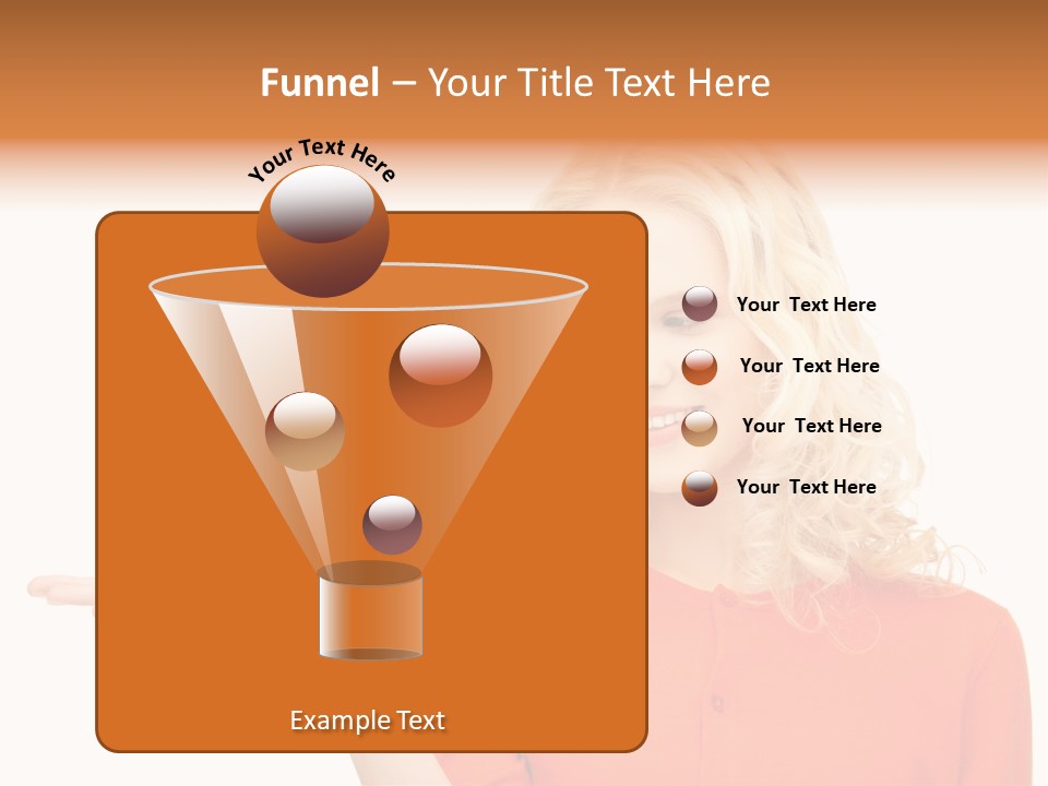 Spinner Object Pin PowerPoint Template