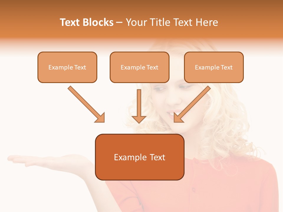 Spinner Object Pin PowerPoint Template