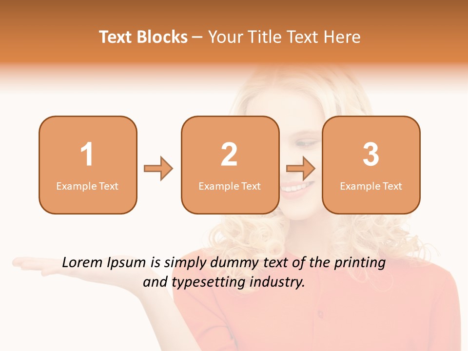 Spinner Object Pin PowerPoint Template