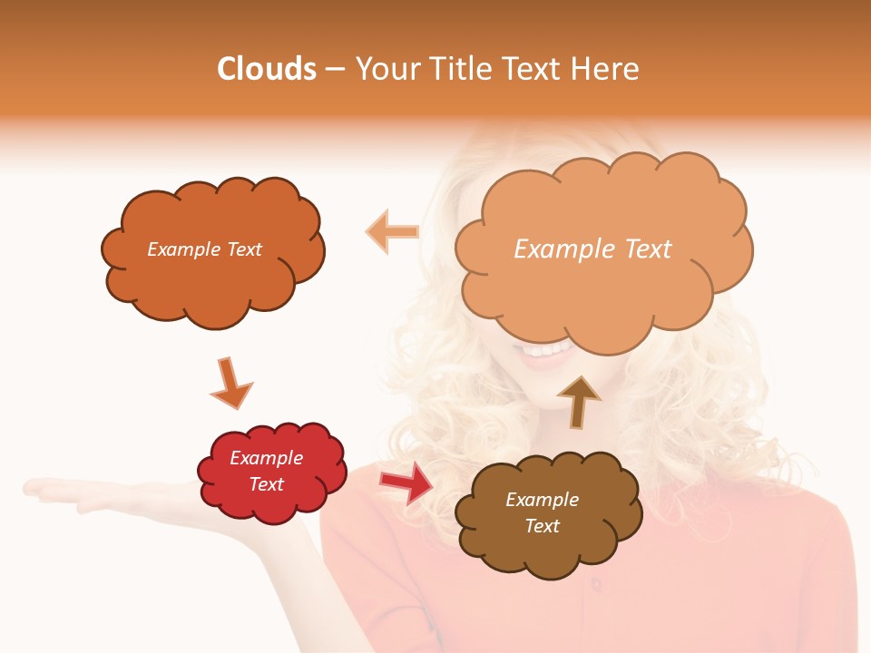 Spinner Object Pin PowerPoint Template