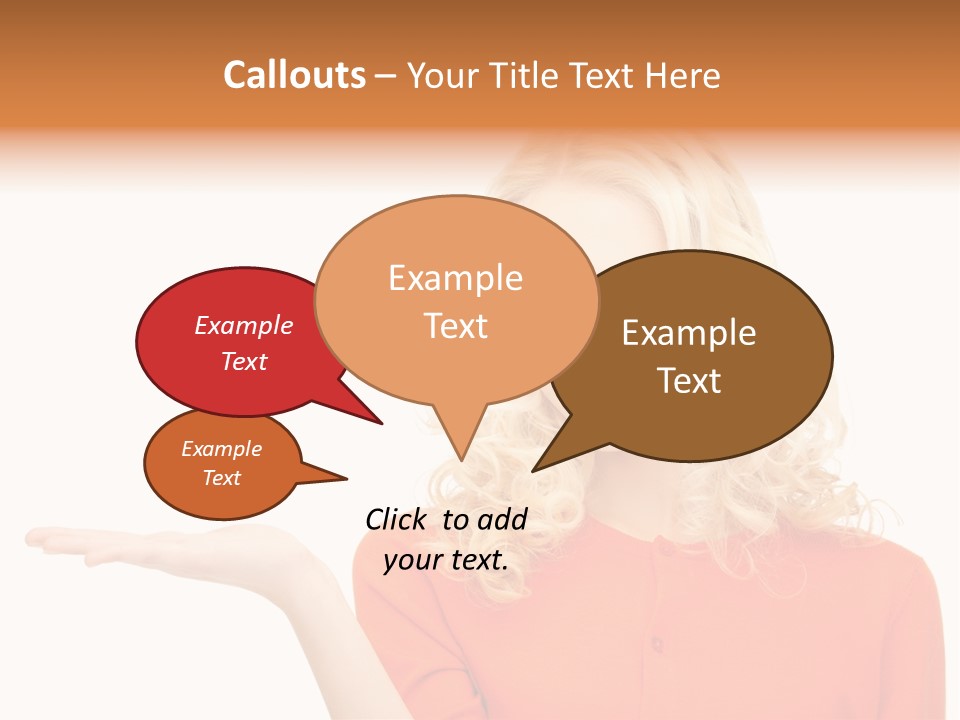 Spinner Object Pin PowerPoint Template
