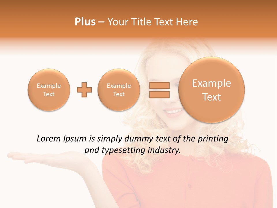 Spinner Object Pin PowerPoint Template