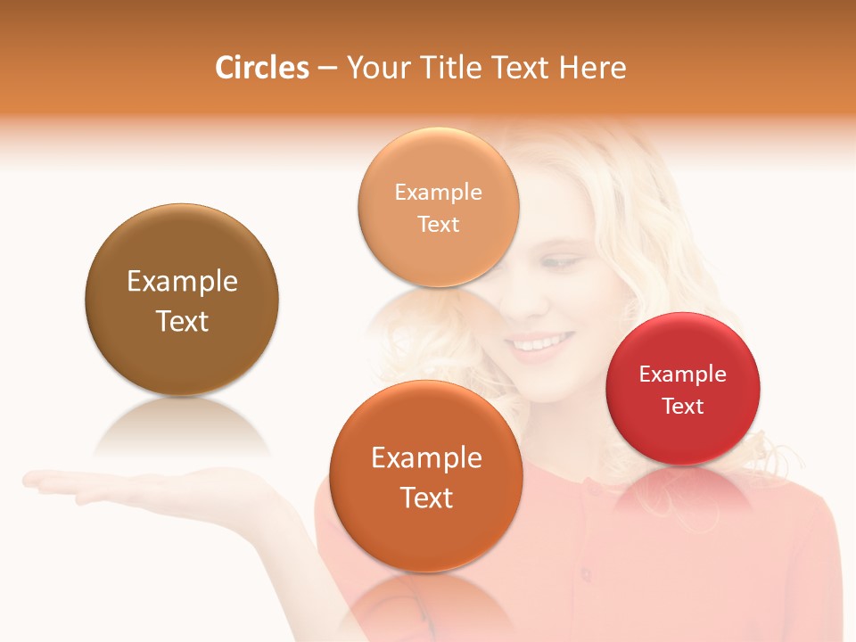 Spinner Object Pin PowerPoint Template
