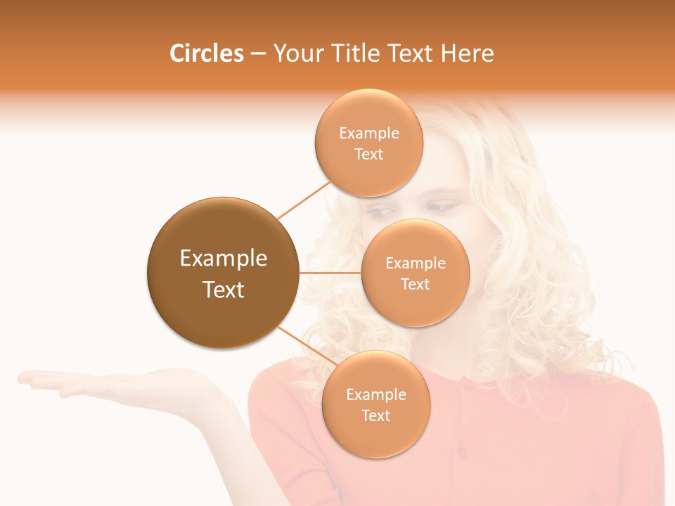 Spinner Object Pin PowerPoint Template