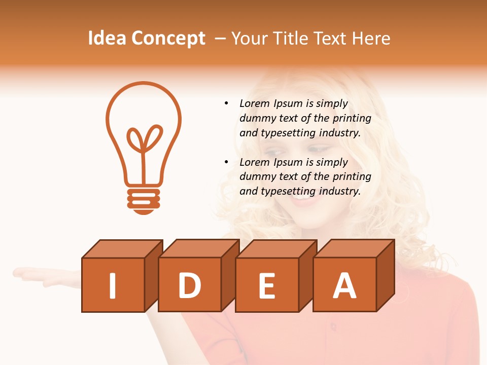 Spinner Object Pin PowerPoint Template