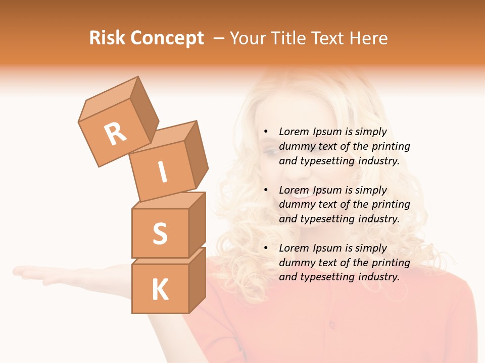 Spinner Object Pin PowerPoint Template