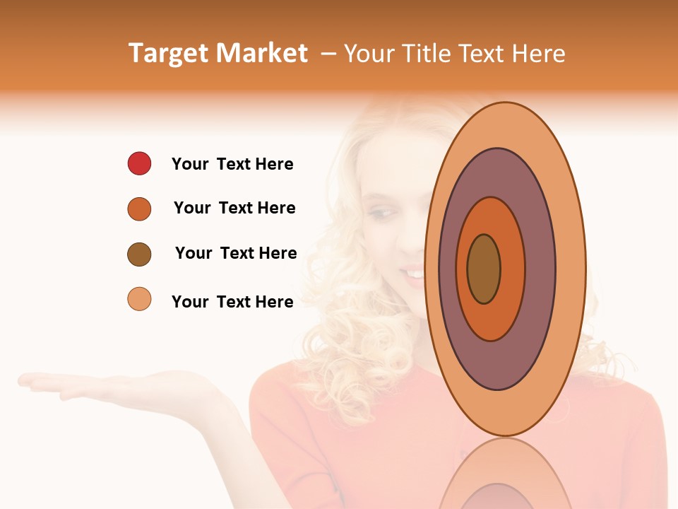 Spinner Object Pin PowerPoint Template