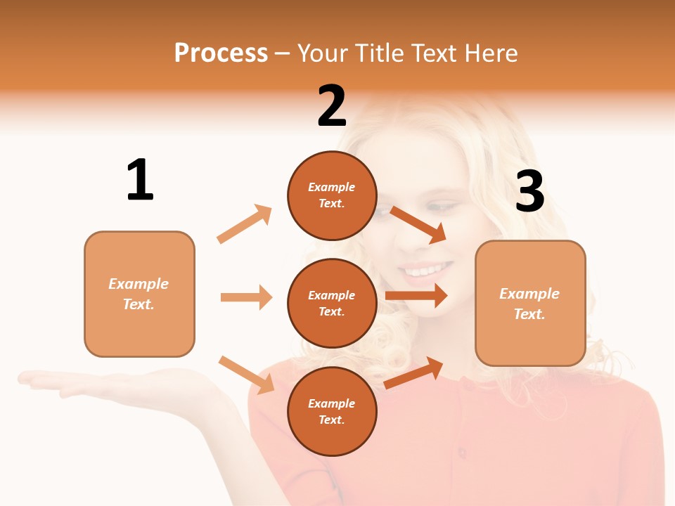 Spinner Object Pin PowerPoint Template