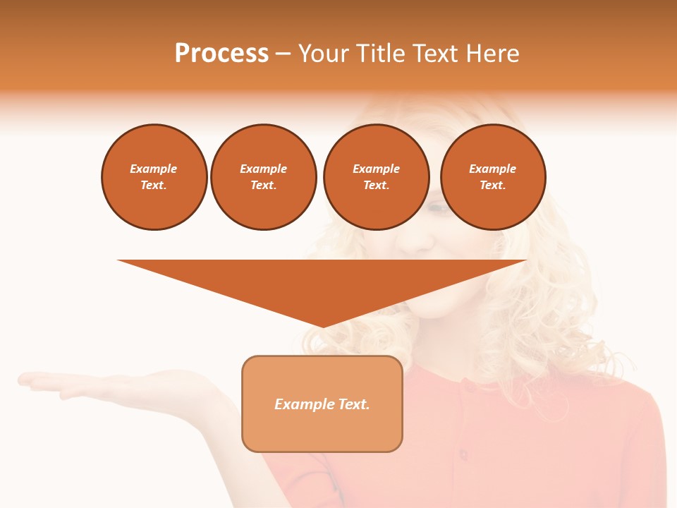 Spinner Object Pin PowerPoint Template