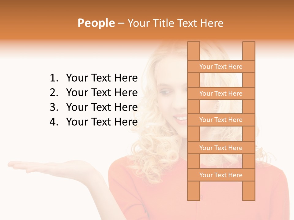 Spinner Object Pin PowerPoint Template