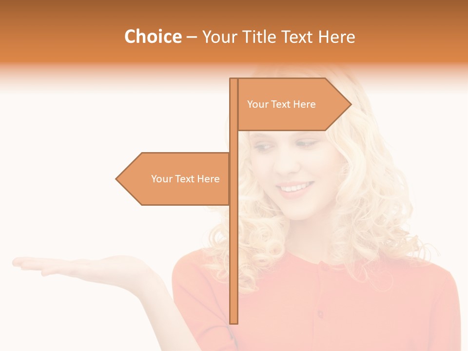 Spinner Object Pin PowerPoint Template
