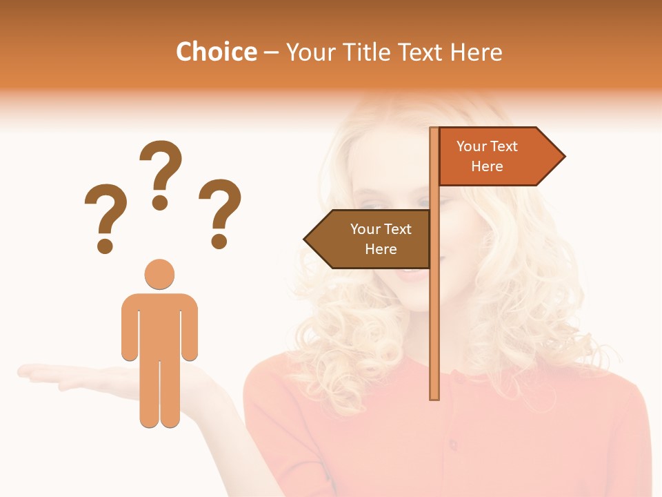 Spinner Object Pin PowerPoint Template