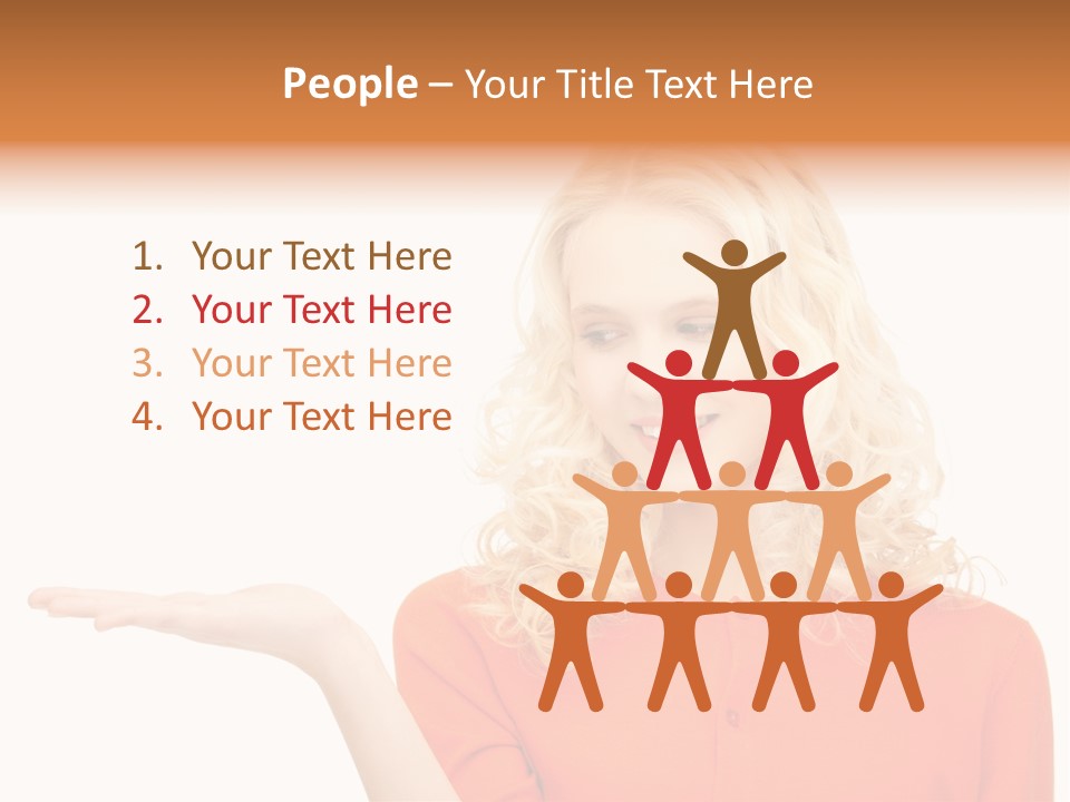 Spinner Object Pin PowerPoint Template