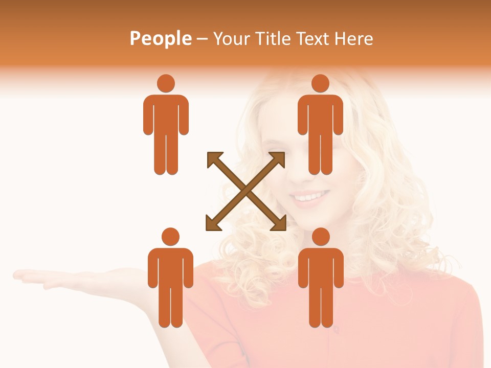 Spinner Object Pin PowerPoint Template