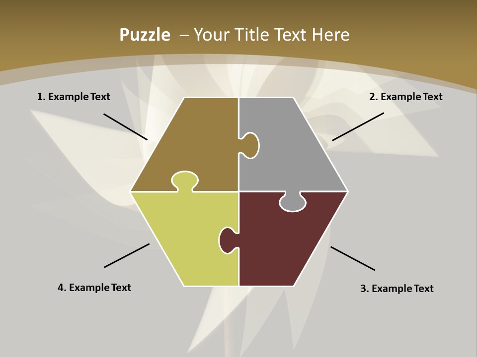 Spinner Object Pin PowerPoint Template