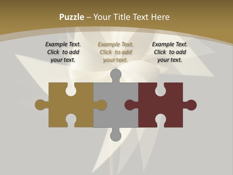 Spinner Object Pin PowerPoint Template