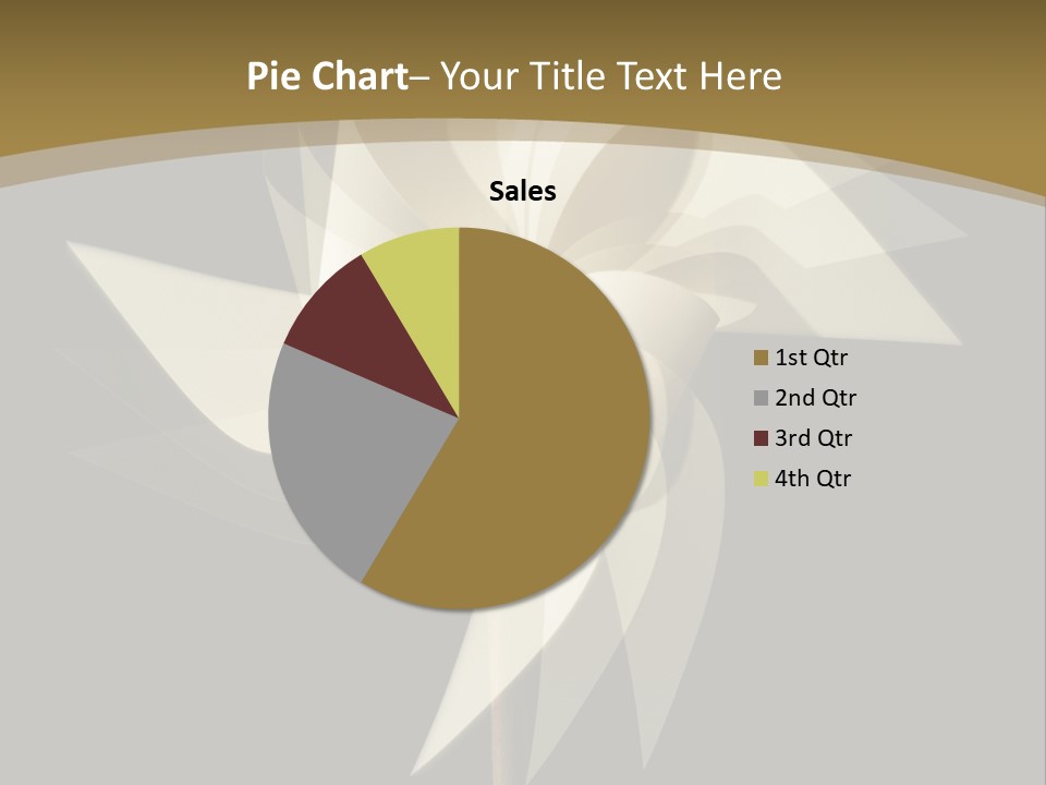 Spinner Object Pin PowerPoint Template
