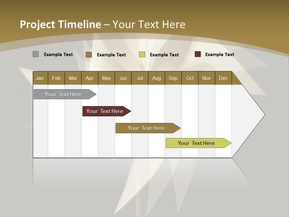 Spinner Object Pin PowerPoint Template