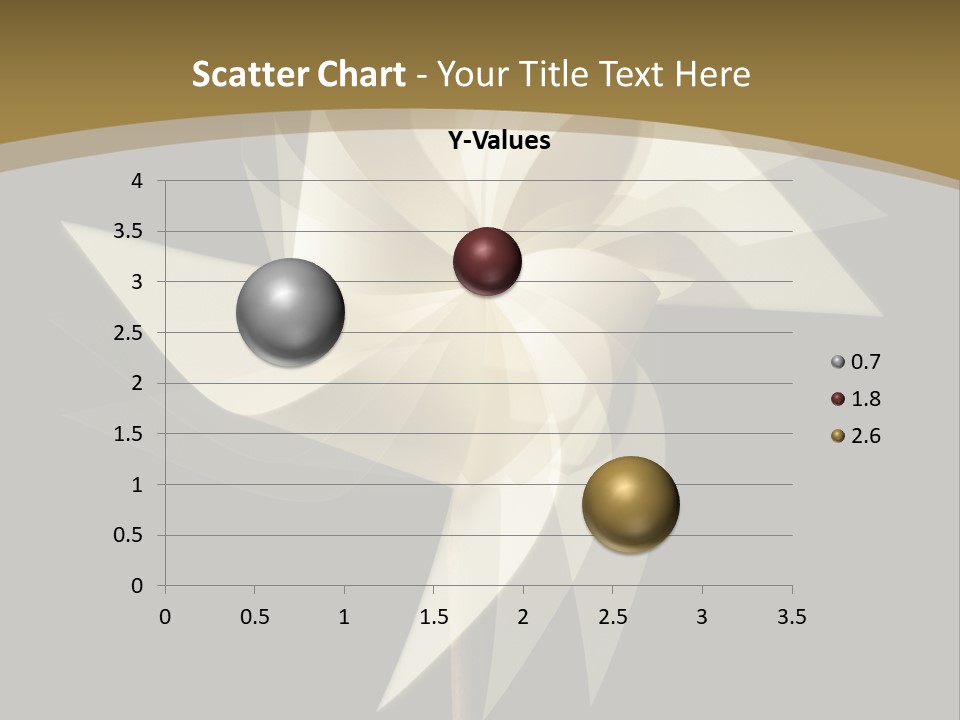 Spinner Object Pin PowerPoint Template