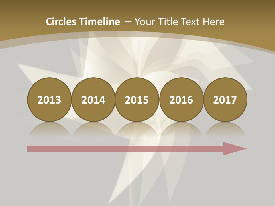 Spinner Object Pin PowerPoint Template