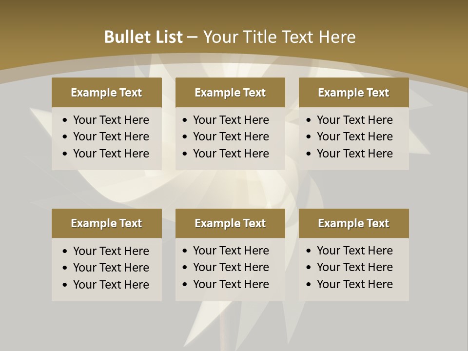 Spinner Object Pin PowerPoint Template