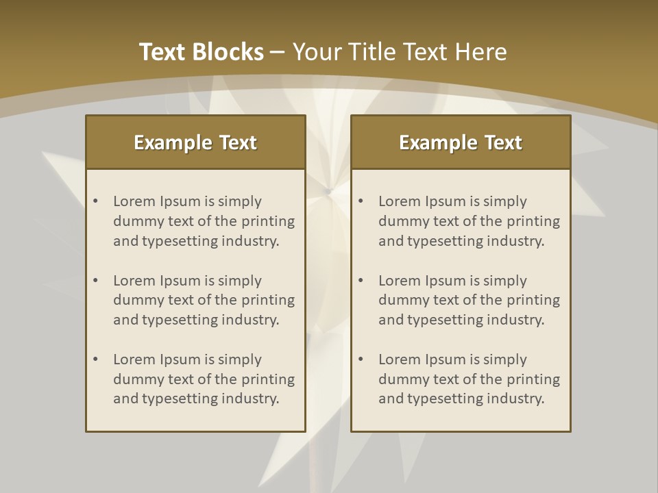 Spinner Object Pin PowerPoint Template