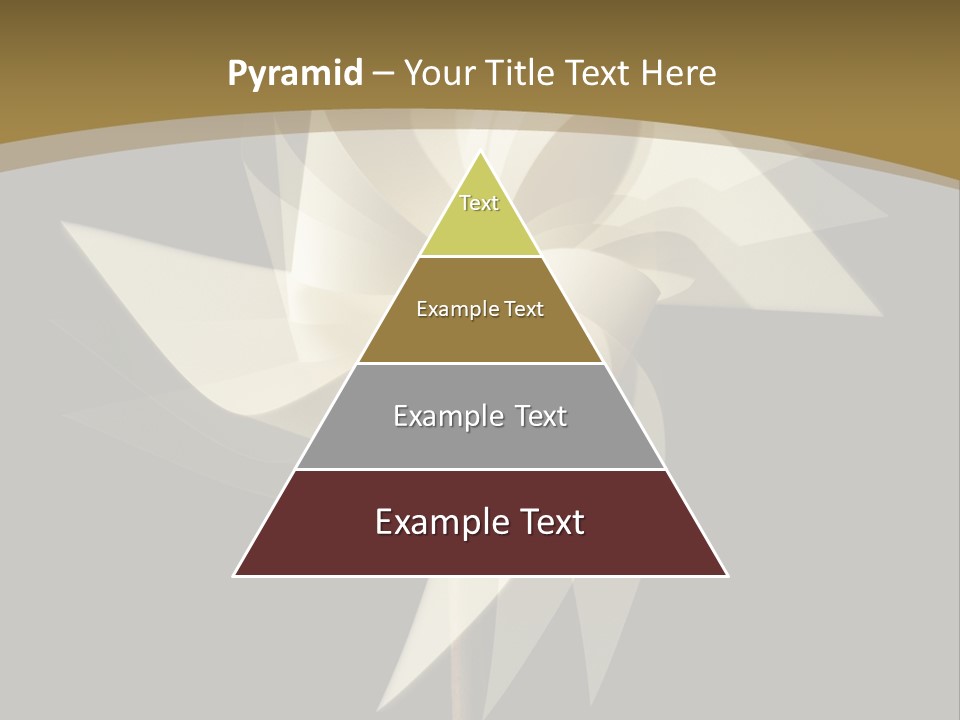 Spinner Object Pin PowerPoint Template