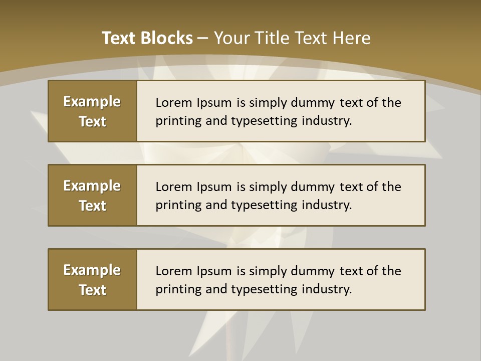 Spinner Object Pin PowerPoint Template
